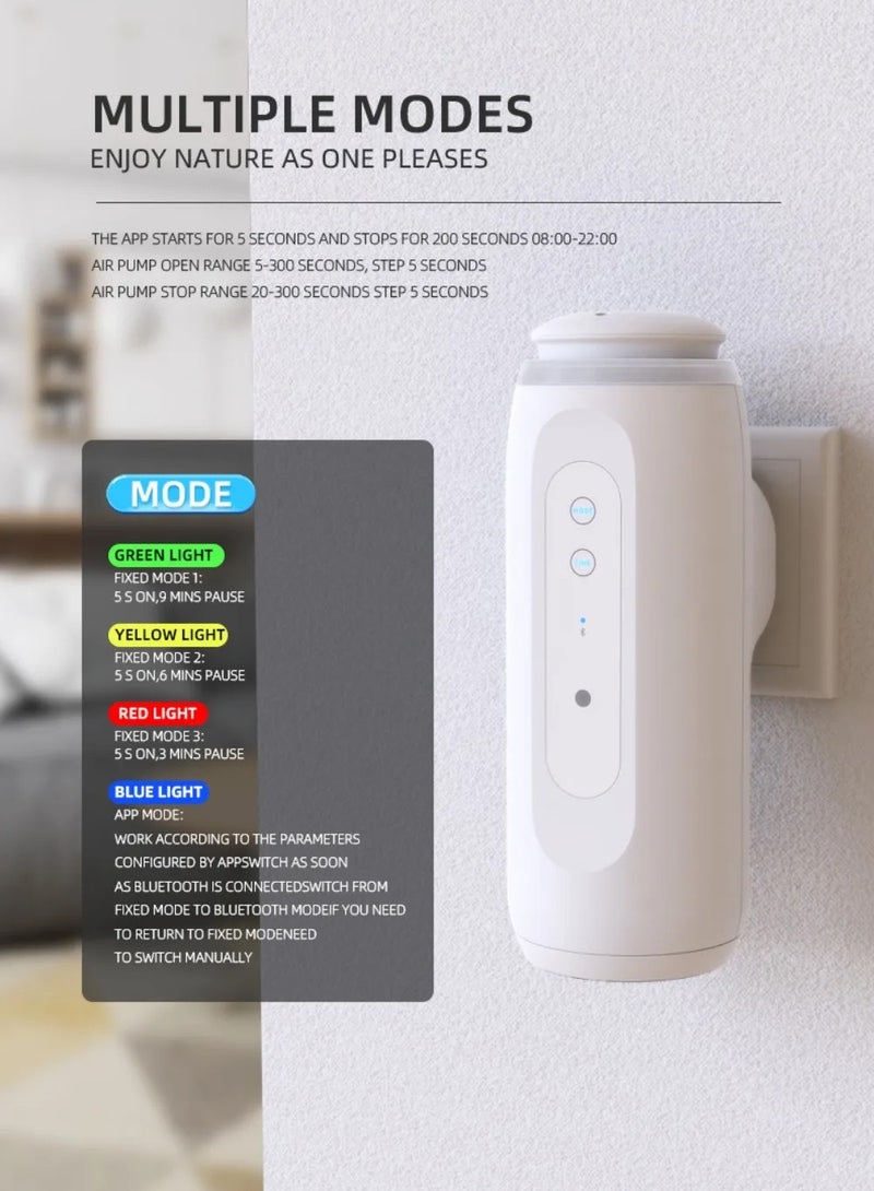 Room Fragrance Diffuser For Essential Oil Wall Plug Aroma Diffuser 300m³ Electric Scent Machine Toilet Smell Distributor