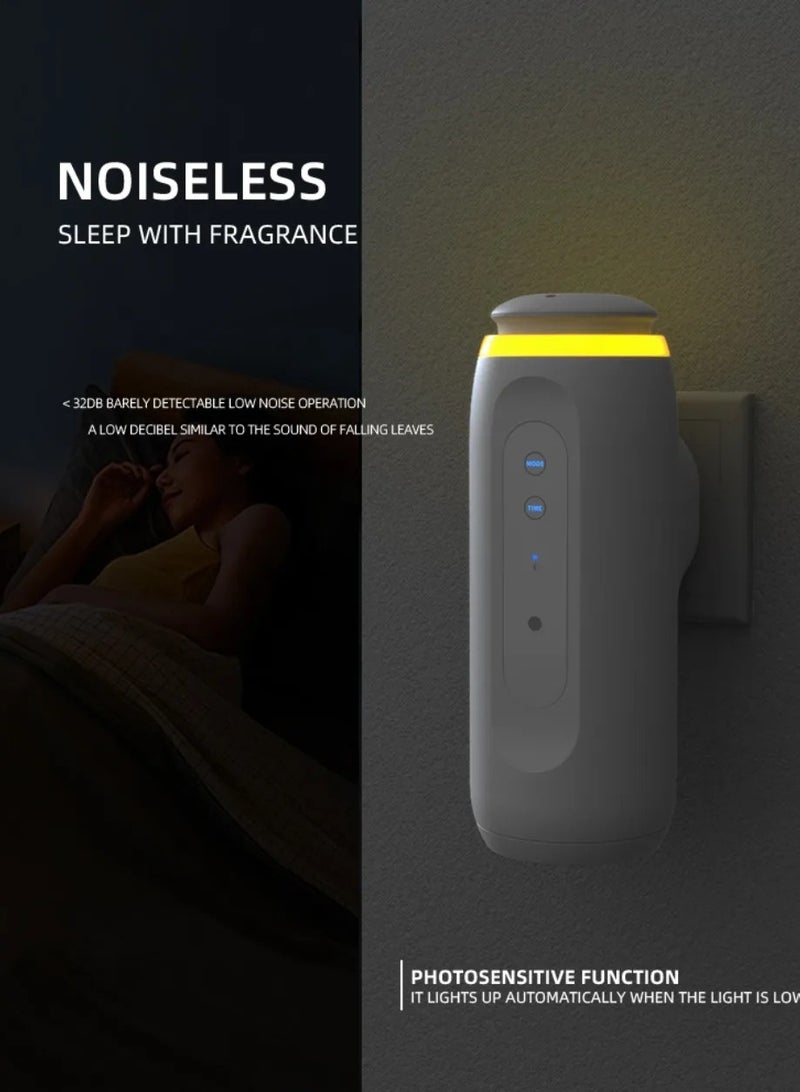 Room Fragrance Diffuser For Essential Oil Wall Plug Aroma Diffuser 300m³ Electric Scent Machine Toilet Smell Distributor