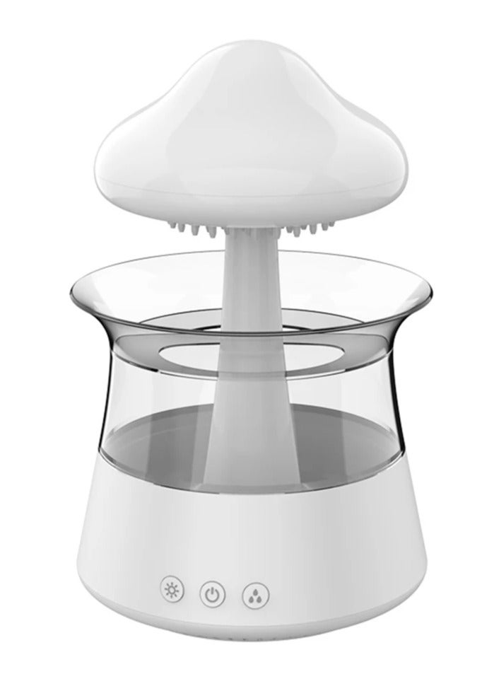 Mushroom Rain Electric Aroma Diffuser Colorful Night Light Mini Aroma Diffuser Relieve Fatigues Home Decor Humidifier for Bedroom Kids Room(300 ML)