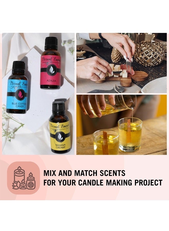 Thank You Fragrance Oil Gift Set - 6 Long Lasting Scents in 10mL Amber Glass Bottles - Oils for Diffusers, Soap & Candle Making, Aromatherapy - Includes Sunflower, Jasmine, & More