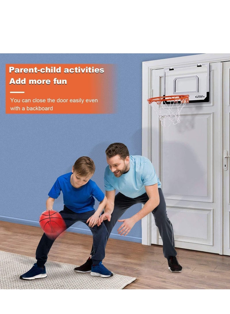 Mini Basketball Hoop for Kids, Wall Mounted Includes and Net Indoor Outdoor Sport Games Boys Girls