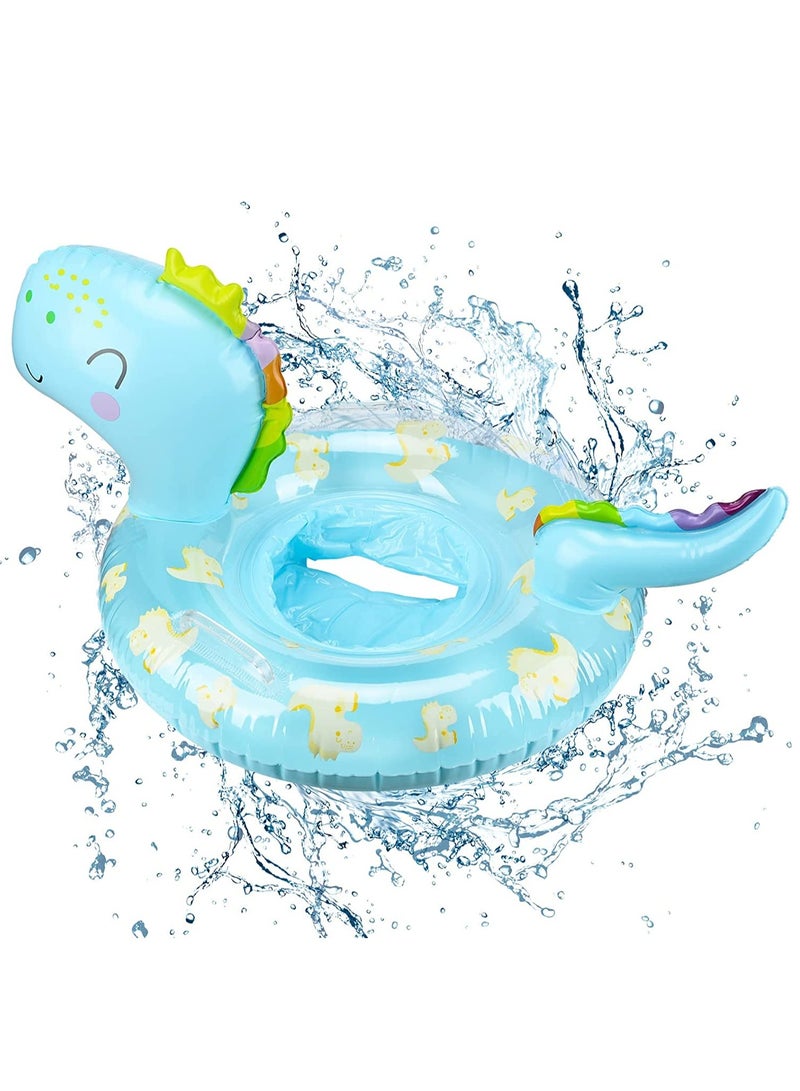 Baby Pool Float Infant Pool Floats with Safty Seat for Kids Toddlers Age 0-5 Under 110lbs for Inflatable Pool Beach Outdoor