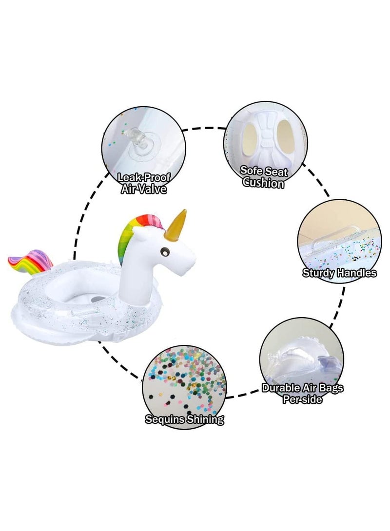 Baby Swim Float,Inflatable Baby Swimming Float, Infant Pool Float,Baby Swimming Ring,Cartoon Design Swim Float,Children Inflatable Swimming Ring for 1-6 years old