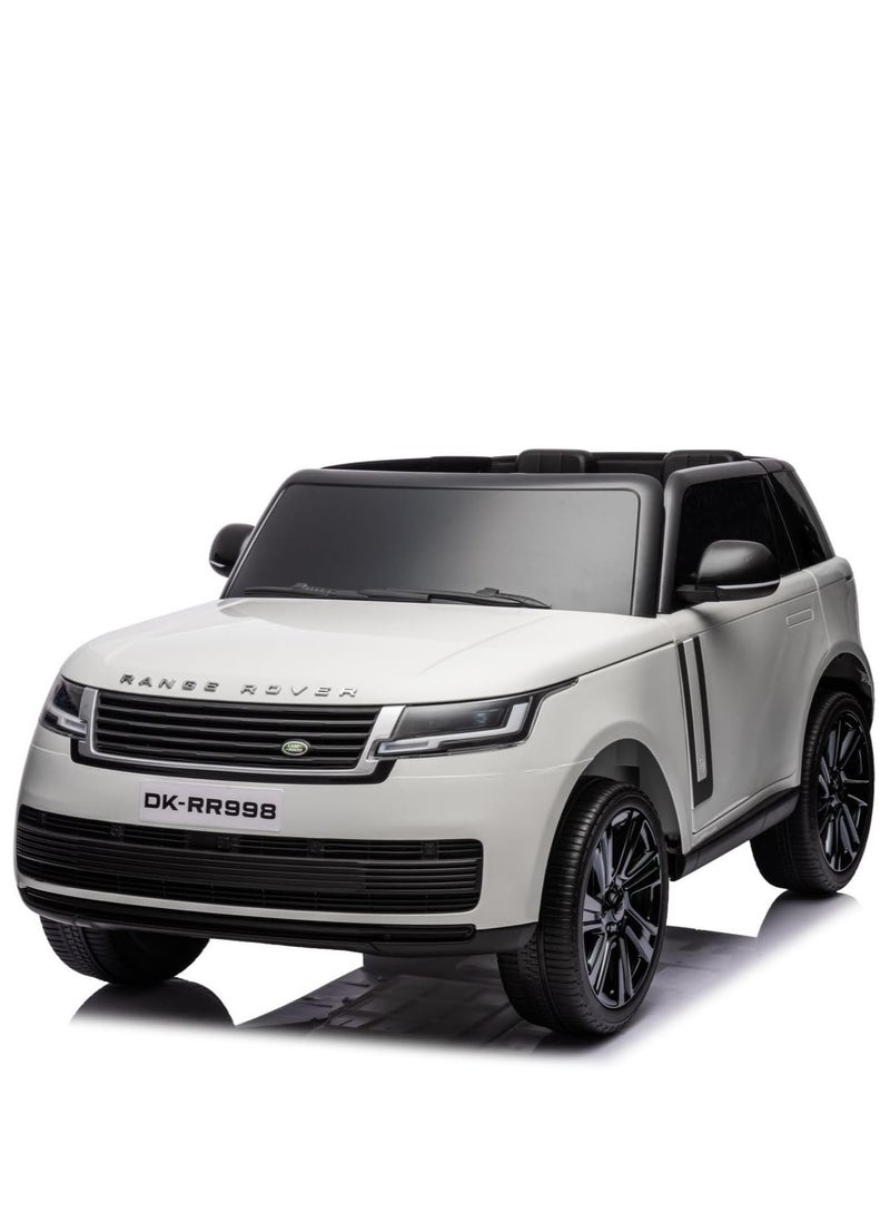 Range Rover Official Licenced Kids Electric Ride On Toy SUV  Car With Remote Control Best Gift For Kids 12V - White