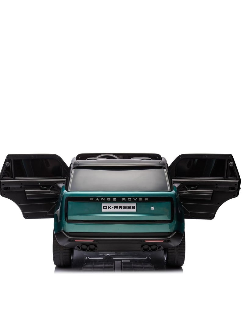 Range Rover Official Licensed Kids Electric Ride On Toy SUV  Car With Remote Control Best Gift For Kids 12V - Painting Green