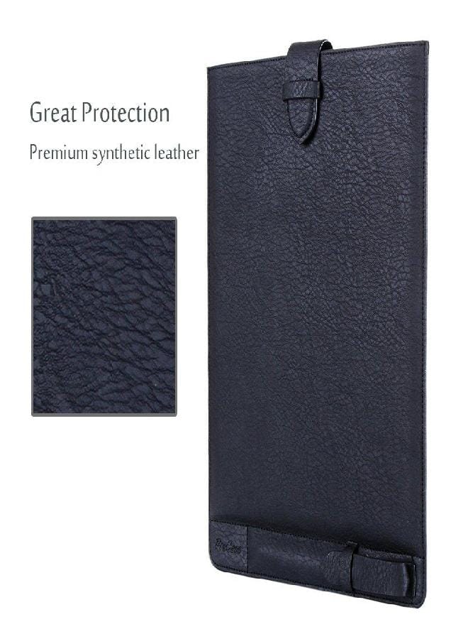 ProCase iPad Pro 12.9 2020/2018/2017/2015 Sleeve Envelope Case, Ultra Slim and Lightweight Protective Sleeve Case for iPad Pro 12.9 with Pencil Stylus Holder Pocket, iPad Pro Sleeve Bag (Black)