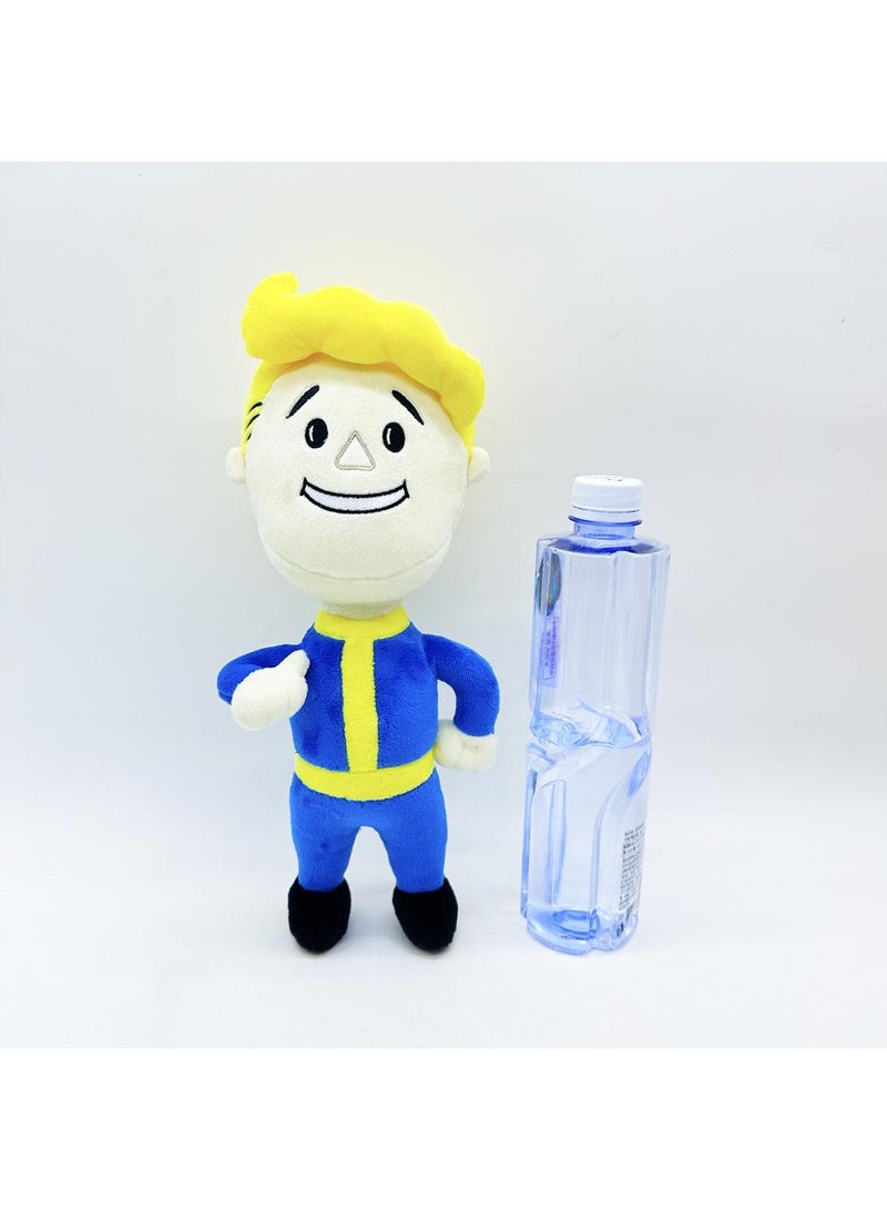 1 Pcs Fallout Vault Boy Plush Toy 27cm Idea Toy Gift For Fans Horror Stuffed Figure Doll For Kids And Adults Great Birthday Stuffers For Boys Girls