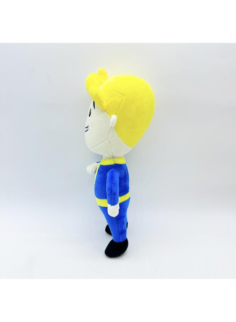 1 Pcs Fallout Vault Boy Plush Toy 27cm Idea Toy Gift For Fans Horror Stuffed Figure Doll For Kids And Adults Great Birthday Stuffers For Boys Girls