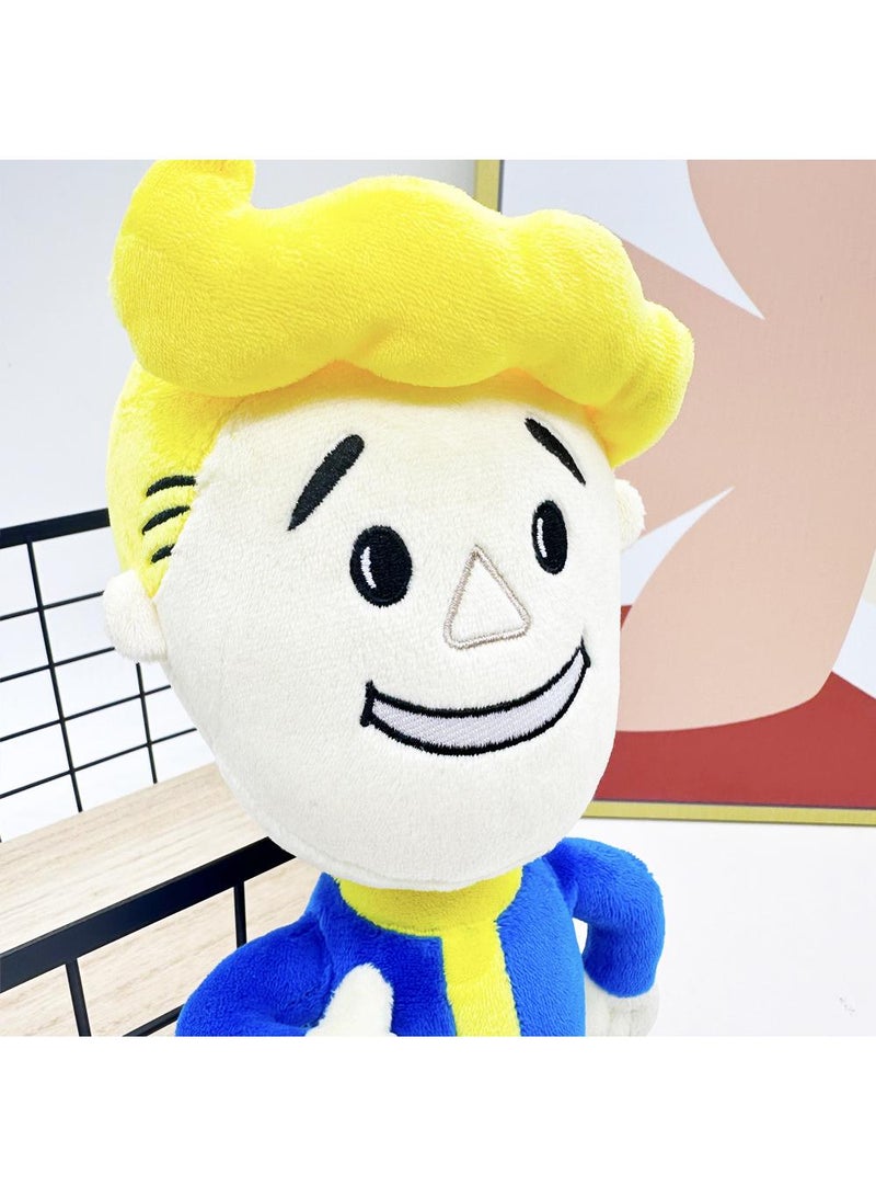 1 Pcs Fallout Vault Boy Plush Toy 27cm Idea Toy Gift For Fans Horror Stuffed Figure Doll For Kids And Adults Great Birthday Stuffers For Boys Girls