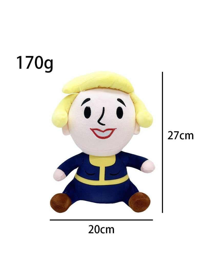 1 Pcs Fallout Vault Girl Plush Toy 27cm Idea Toy Gift For Fans Horror Stuffed Figure Doll For Kids And Adults Great Birthday Stuffers For Boys Girls