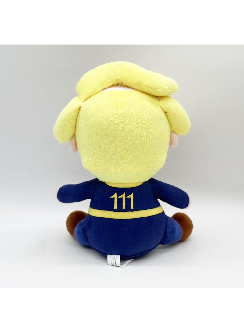 1 Pcs Fallout Vault Girl Plush Toy 27cm Idea Toy Gift For Fans Horror Stuffed Figure Doll For Kids And Adults Great Birthday Stuffers For Boys Girls