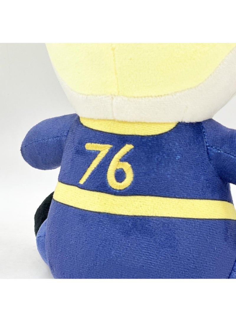 1 Pcs Fallout Vault Boy Plush Toy 27cm Idea Toy Gift For Fans Horror Stuffed Figure Doll For Kids And Adults Great Birthday Stuffers For Boys Girls