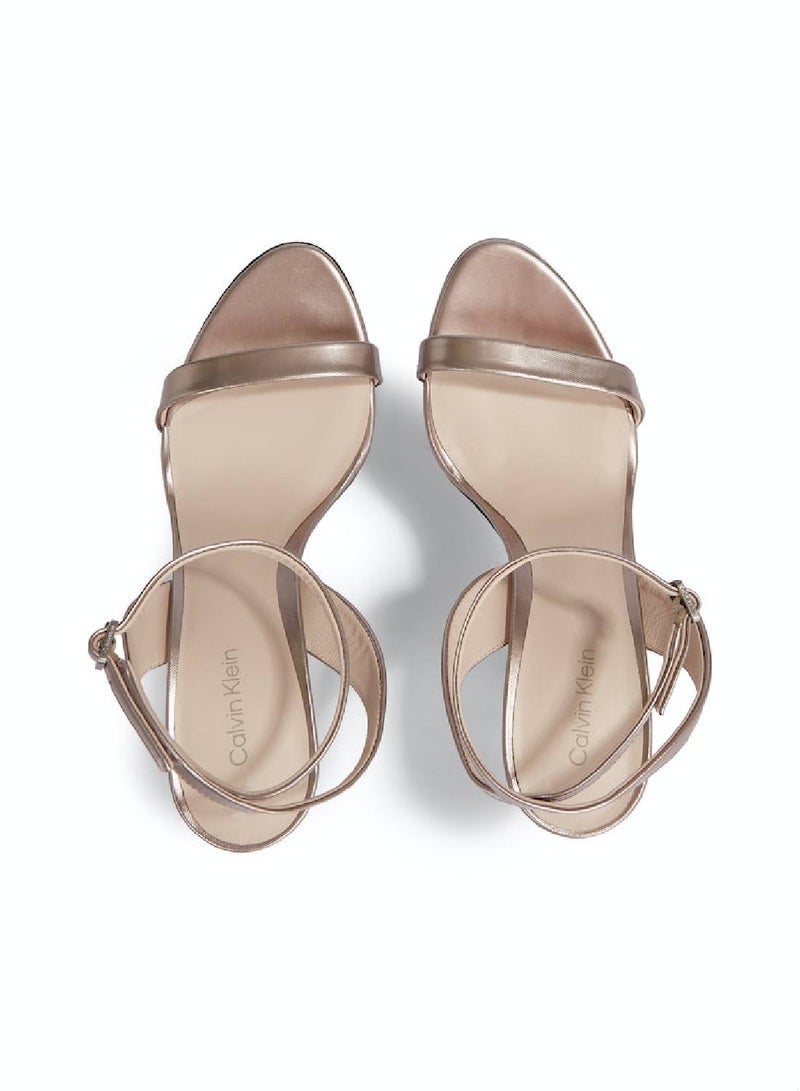 Leather Stiletto Sandals