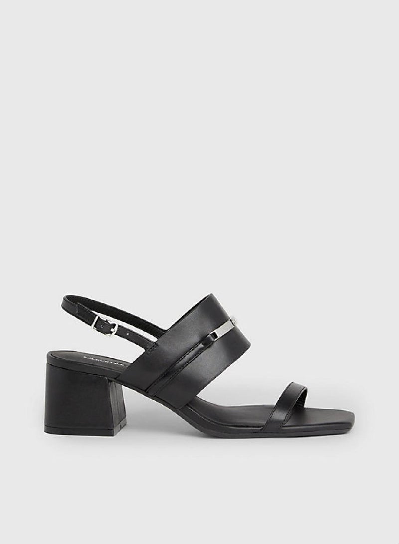 Leather Heeled Sandals