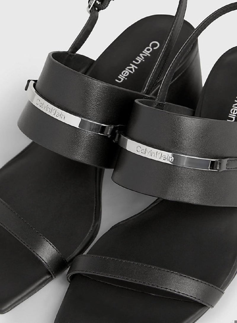 Leather Heeled Sandals