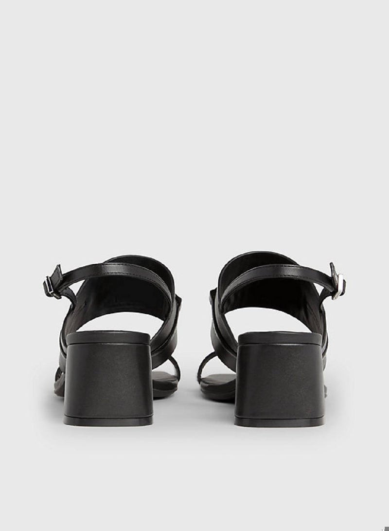 Leather Heeled Sandals