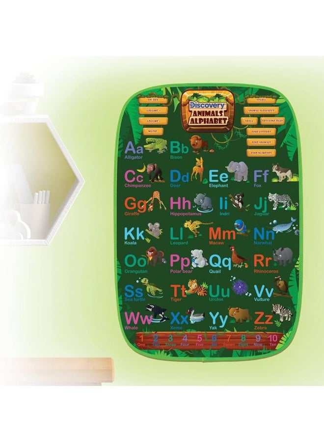 Discovery Kids Animal Alphabet Interactive Electronic Learning Board