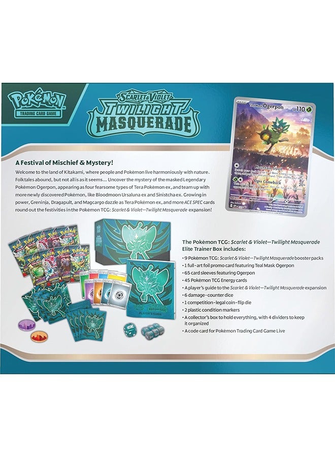 Pokémon TCG: Scarlet & Violet 6 (SV6) Twilight Masquerade Elite Trainer Box