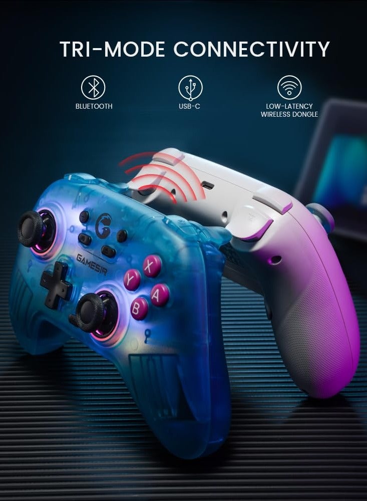 Nova Wireless Switch Pro Controller for Switch/Lite/OLED, Switch Controllers with Hall Effect JoySticks, RGB LED, 1200mAh Rechargeable, Turbo,Programmable,Motion Control, Wake Up Function