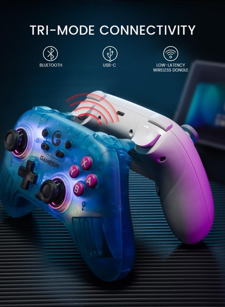 Nova Wireless Switch Pro Controller for Switch/Lite/OLED, Switch Controllers with Hall Effect JoySticks, RGB LED, 1200mAh Rechargeable, Turbo,Programmable,Motion Control, Wake Up Function