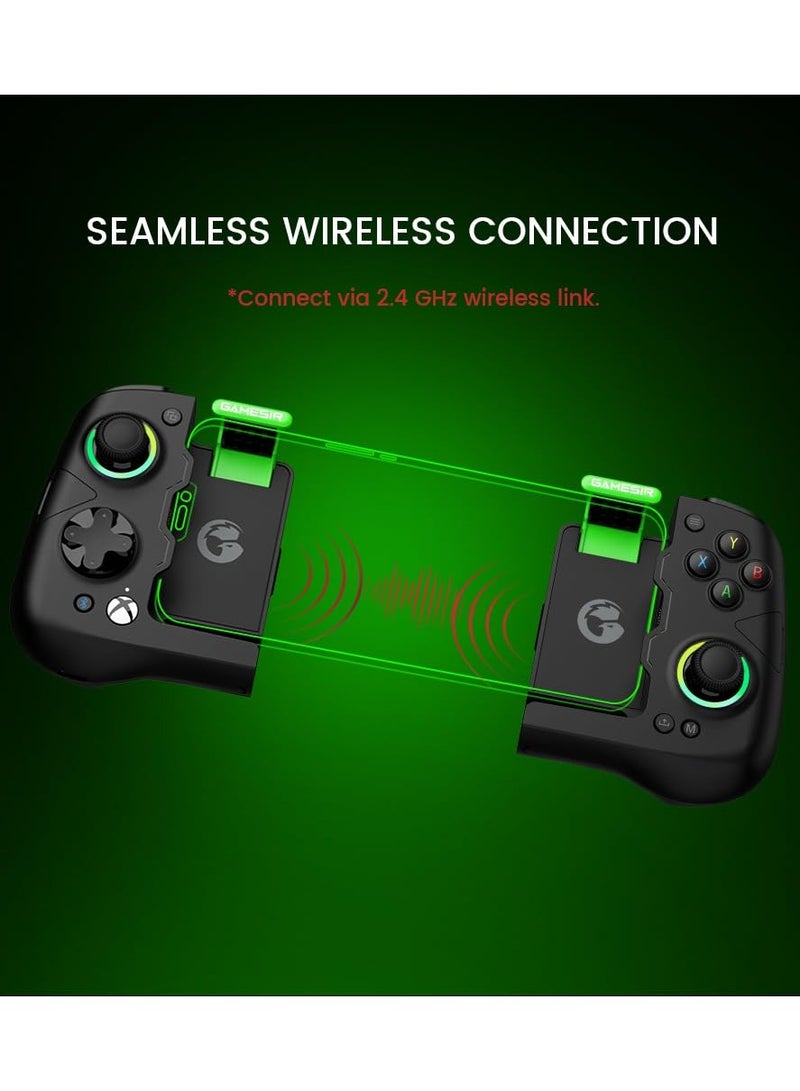 X4 Aileron Bluetooth Mobile Gaming Controller for Android with Hall Effect Joysticks - Split Design with Carrying Case