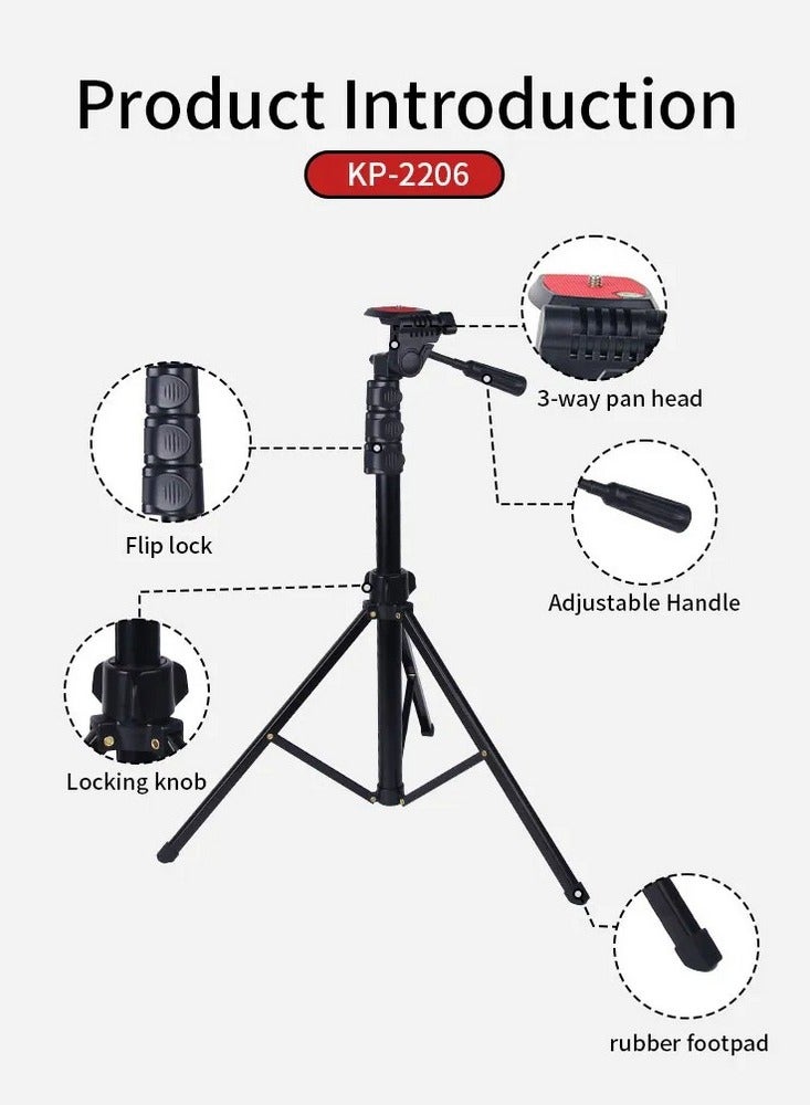 Jmary KP2206 Multi-Functional Adjustable Portable Camera Tripod Stand