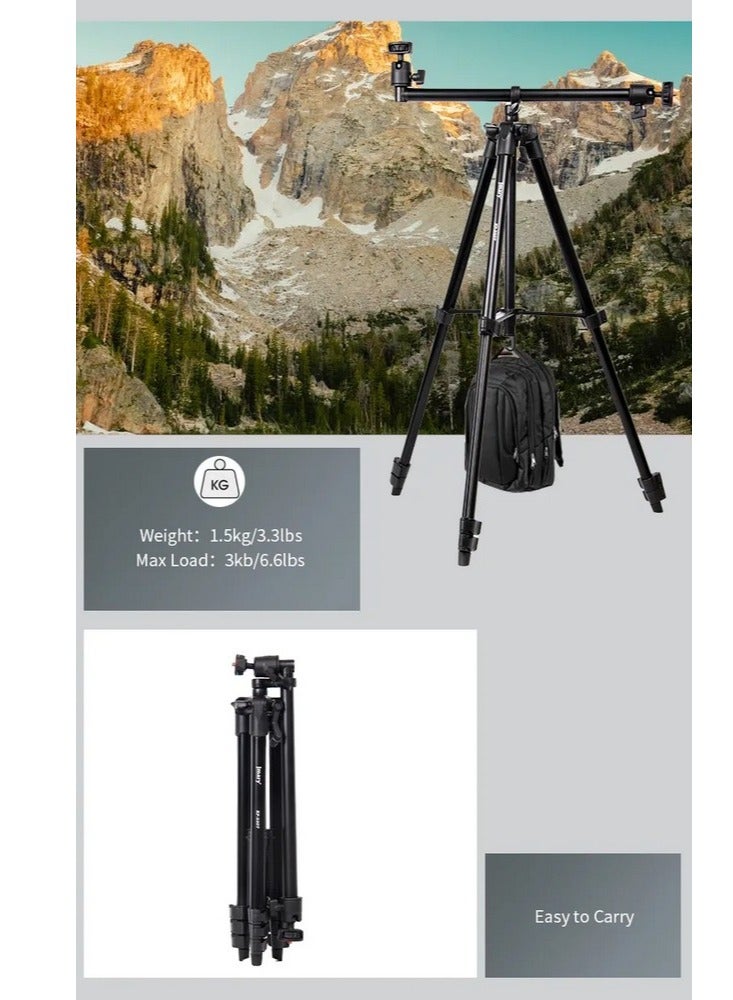 Jmary KP-2207 Multi-Functional Professional Tripod Stand with Camera Phone Holder