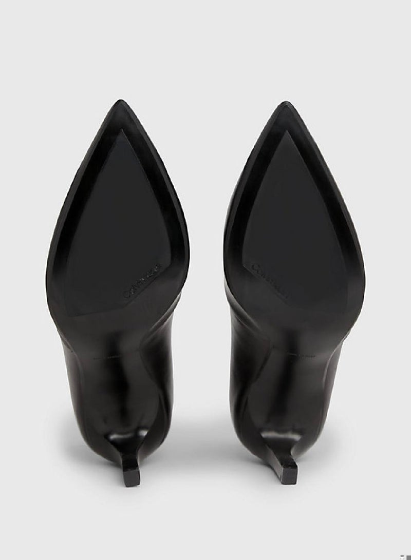 Leather Stiletto Pumps