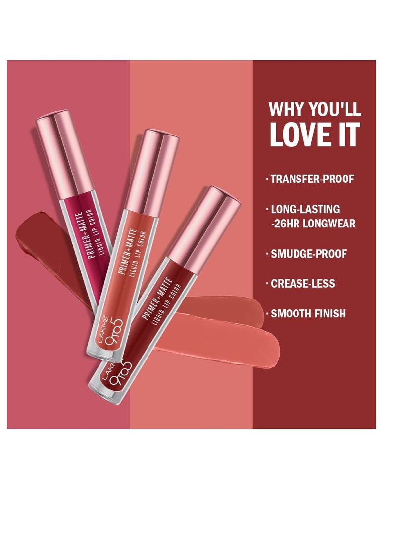 LAKMÉ Lip Color Pink  Matte
