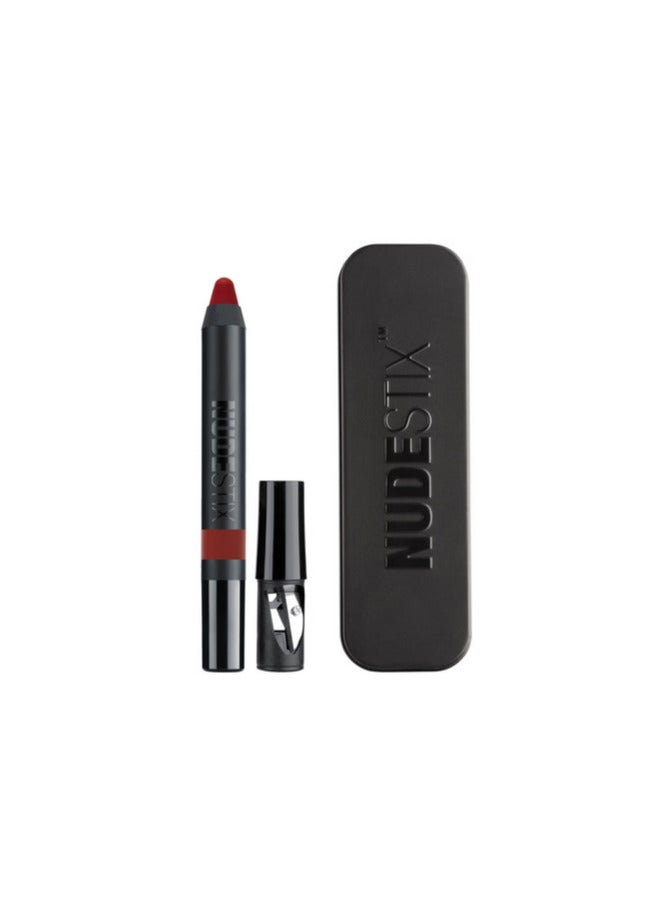 NUDESTIX Intense Matte Lip and Cheek Pencil 2.8g Royal