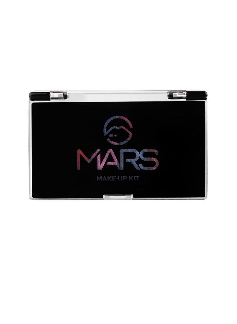 MARS Poco 18 Color Eyeshadow Powder 2 Highlighter And 1 Compact Makeup Palette 20G  8954 1B Multicolor shimmery Finish