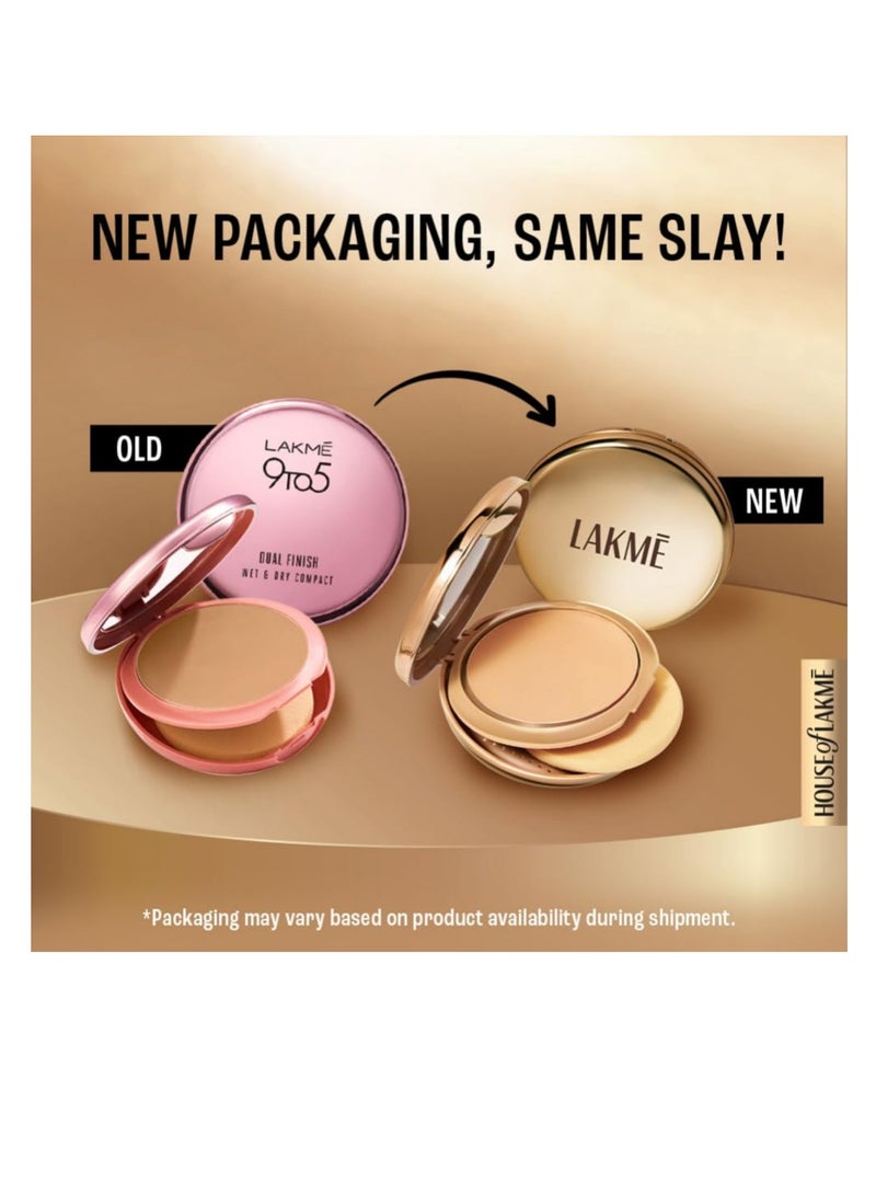 LAKMÉ 9to5 Wet and Dry Compact Multi tasking compact for a Dual finish