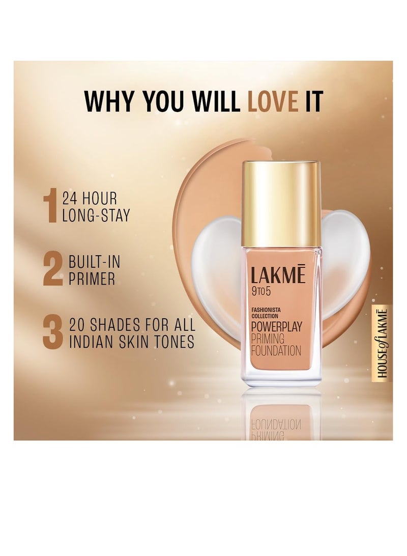 LAKMÉ 9To 5 P M Perfect Cover Drop Foundation Matte Finish For All Skin Type 3.5ml