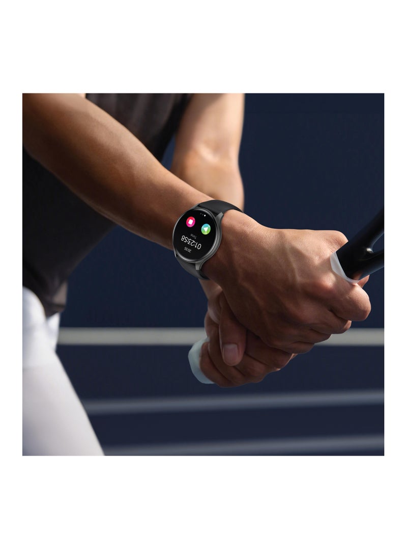 Infinite Pro Smart Watch with  Always-on Display and Multiple Sport Mode /  Bluetooth Call / Notifications / Music Control / Sleep Monitoring / Heart Rate Monitor - Black