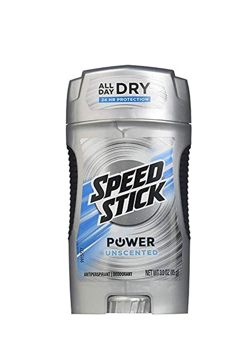 Speed Stick Antiperspirant & Deodorant Solid, Unscented, 3 oz