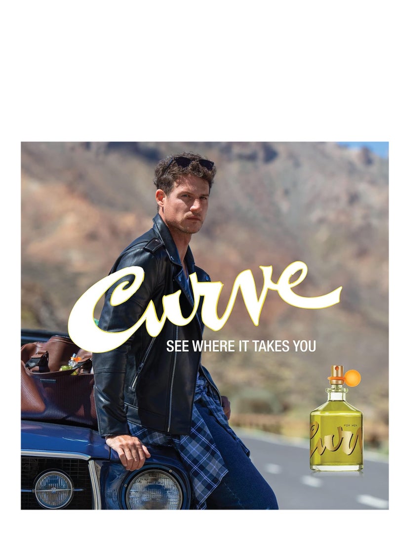 Curve for Men Cologne Spray, Spicy Woody Magnetic Scent for Day or Night, 4.2 Fl Oz