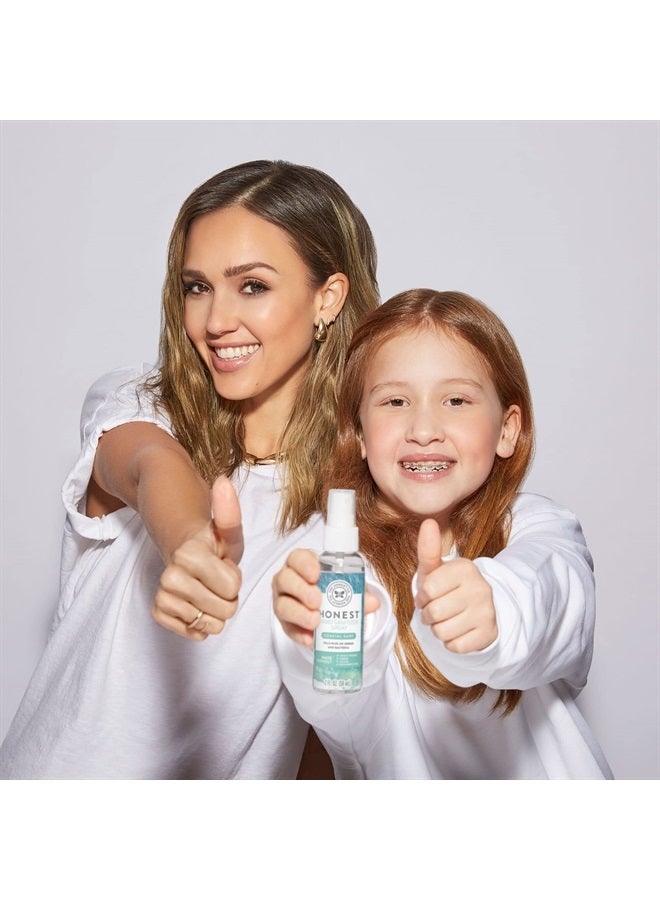 Plant-Based Hand Sanitizer Spray | Kills 99.9% of Germs | Hypoallergenic, Quick-drying + Moisturizing | Coastal Surf, 2 fl oz