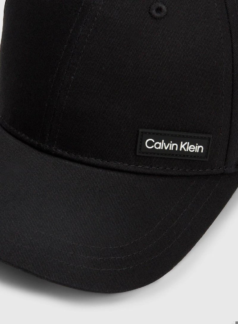 Men's Twill Cap - Organic cotton twill, Black