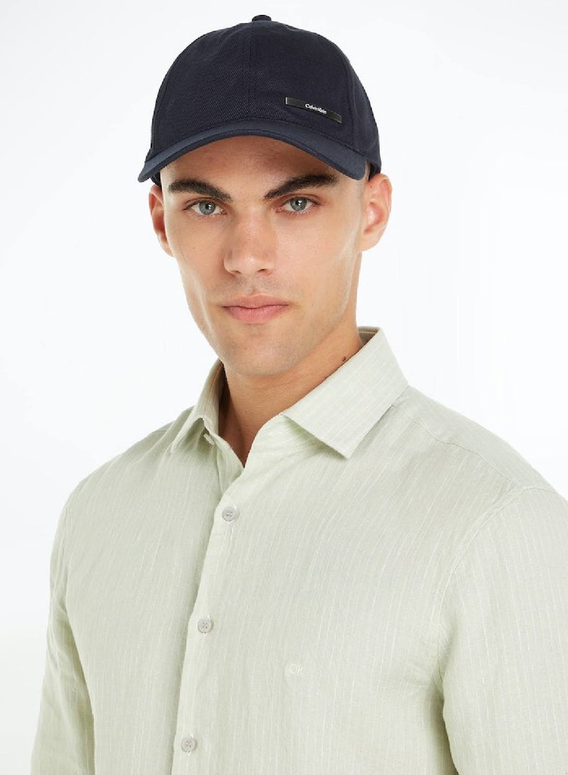 Men's Twill Cap -  cotton twill, Blue