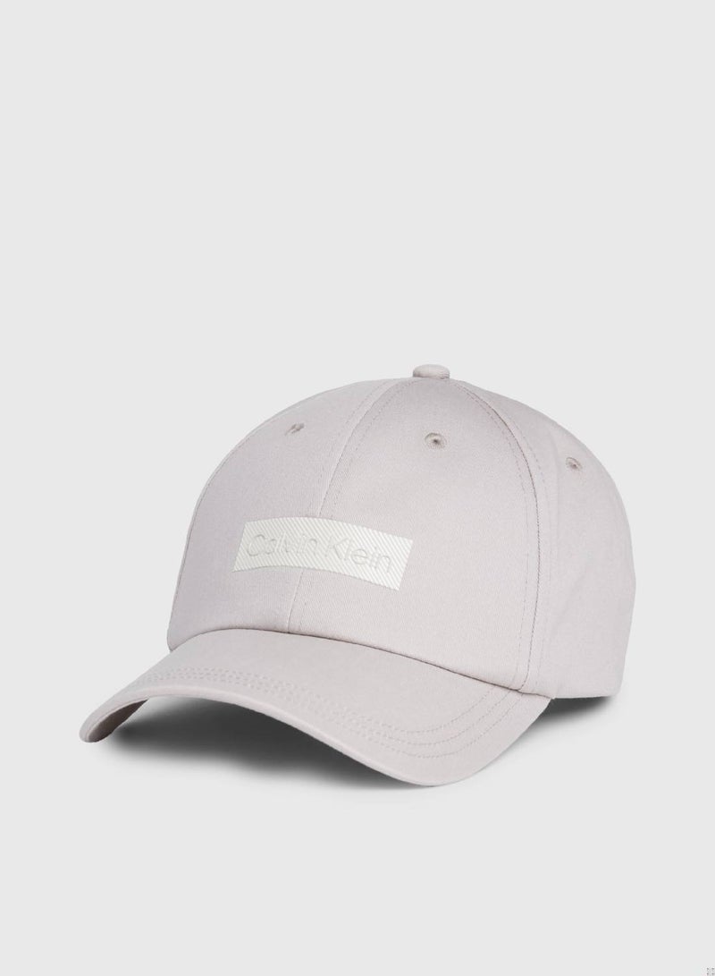 Men's Twill Cap -  organic cotton twill, Grey