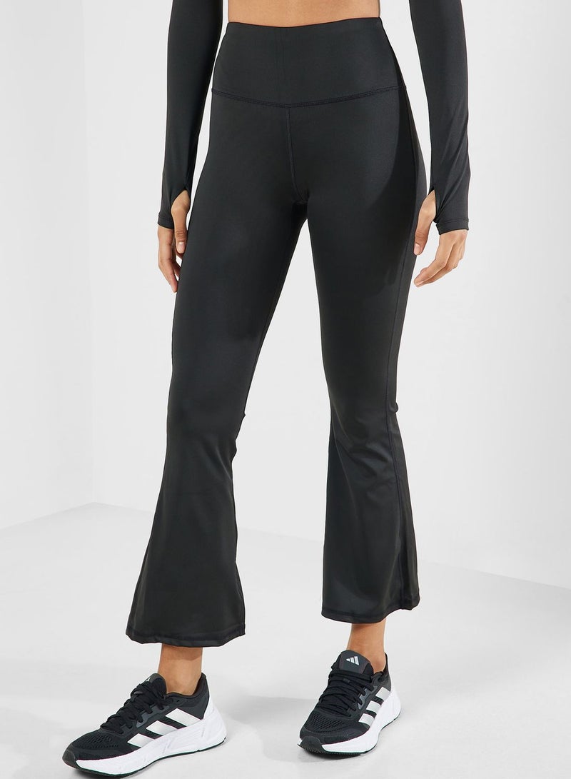 Layered T-Shirt & Flared Pants Set