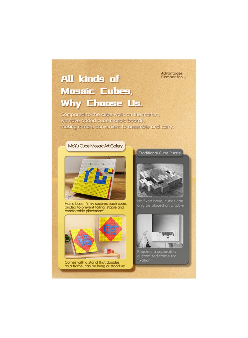 MoYu Mosaic Cubes (Mini Cubes) 10x10