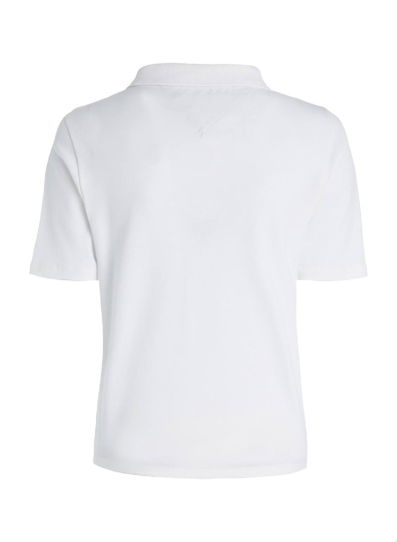 Women's 1985 Collection Regular Fit Polo -  Stretch organic cotton pique, Beige