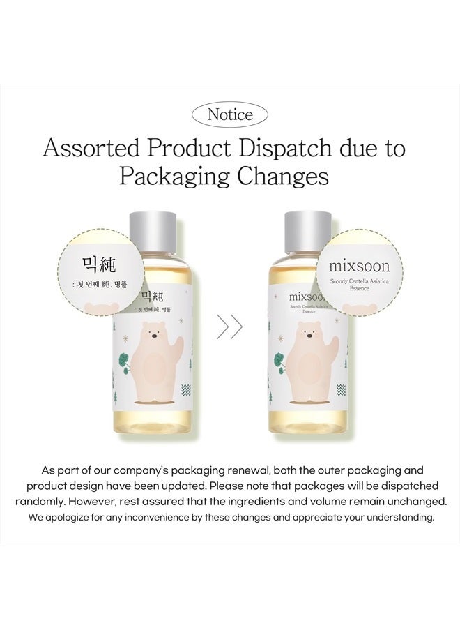 Soondy Centella Asiatica Essence,Cica Extract, Soothe Sensitive and Irritated Skin  3.38 fl oz/ 100ml