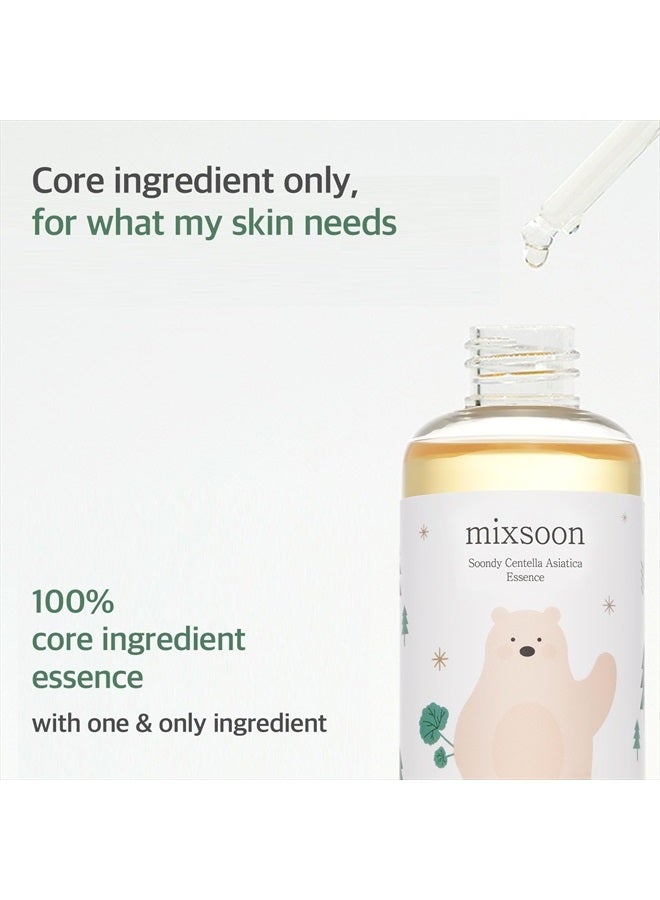 Soondy Centella Asiatica Essence,Cica Extract, Soothe Sensitive and Irritated Skin  3.38 fl oz/ 100ml