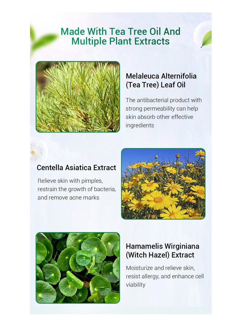 BREYLEE Tea Tree Acne Cream Moisturizing Acne Marks Essence Cream