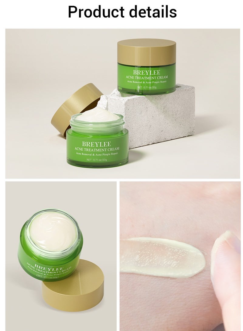 BREYLEE Tea Tree Acne Cream Moisturizing Acne Marks Essence Cream