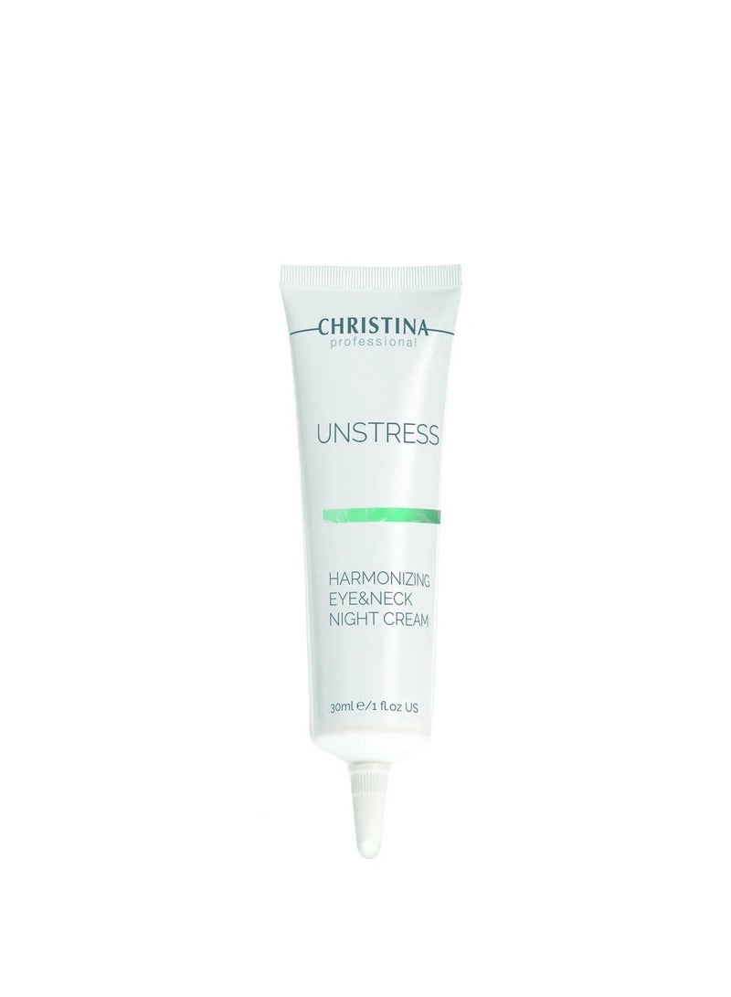 UNSTRESS | HARMONIZING EYE & NECK NIGHT CREAM 30 ML