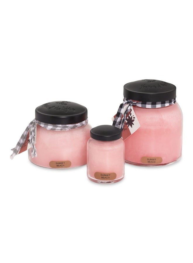 Papa Jar Candle, Sunset Peach - 963 Gm