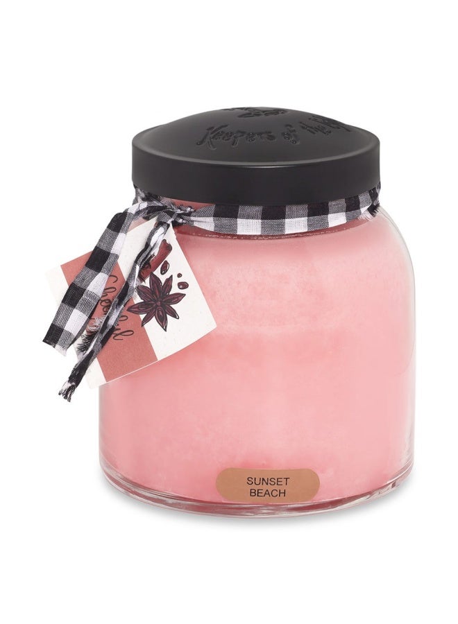 Papa Jar Candle, Sunset Peach - 963 Gm